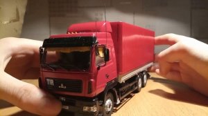 Обзор доработанной модели от Автоистория МаЗ 6312 1/43