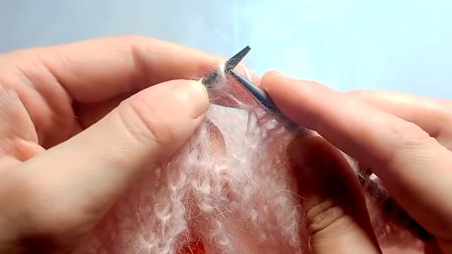 ПАУТИНКА ИЗ МОХЕРА Регланом сверху смотреть онлайн