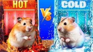 ГОРЯЧИЙ VS ХОЛОДНЫЙ ЛАБИРИНТ ДЛЯ ХОМЯКА | МУЛЬТФИЛЬМЫ ДЛЯ ДЕТЕЙ