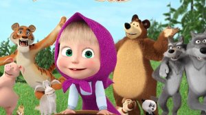 Маша и медведь. Мини игры мультфильм игра Изучайте разные профессии и получайте удовольствие, играя