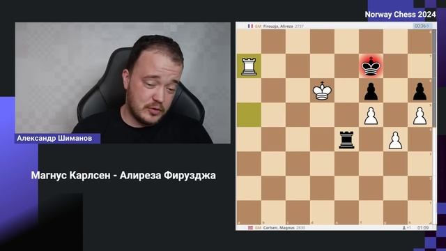 Чемпион мира в тильте!  // Обзор Norway chess, 5 тур
