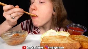 ASMR ENGLISH BREAKFAST MUKBANG (No Talking) EATING SOUNDS