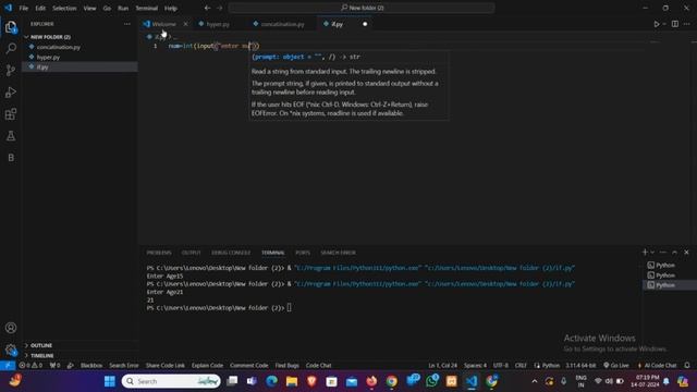 Python Tutorial For Beginners in Hindi | Complete Python Course  |  Beginners to Advance Course