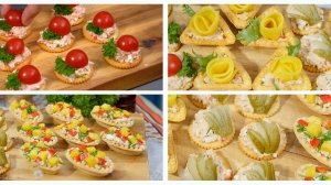 Закуски за 5 Минут на ПРАЗДНИЧНЫЙ СТОЛ! Вкусные и Быстрые закусочные Бутерброды!