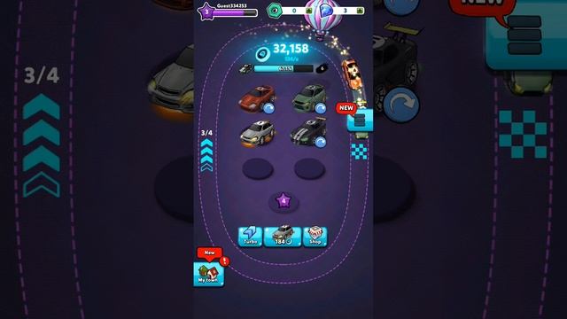 Game siêu nhí Merge Neon Car #Bờm_gamingkidtv