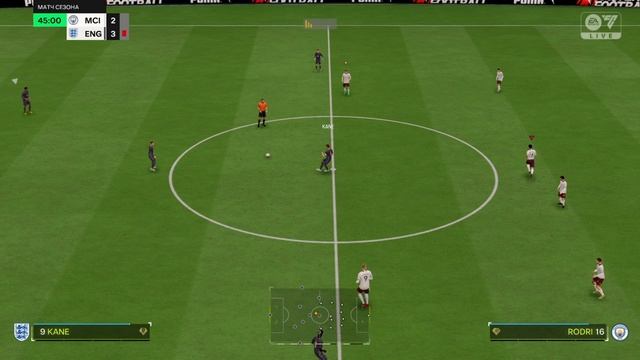 FIFA 24 (FC24) ОНЛАЙН. Манчестер Сити - Сборная Англии. 5 дивизион. Дикая концовка