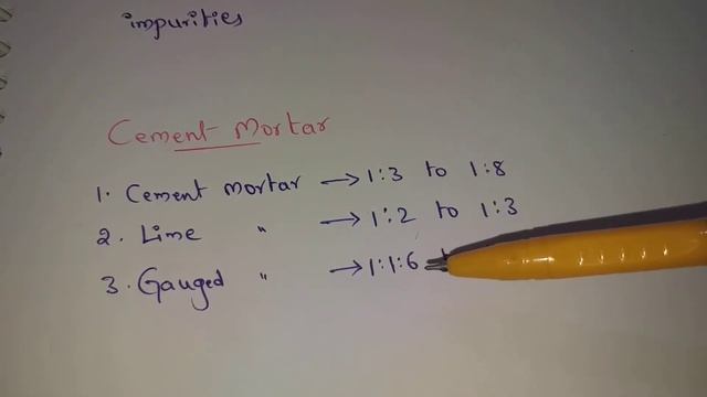 Mortar || Cement Mortar || Lime Mortar || Gauged Mortar смотреть онлайн