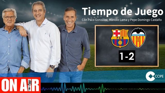 (SOLO AUDIO) Directo del Barcelona 2-2 Valencia en Tiempo de Juego COPE смотреть онлайн