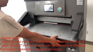 FRONT H520TV7&H670TV7 New Appearance Hydraulic Program-controlled Paper Cutter Machine