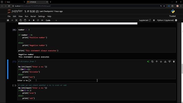 if-else statement in Python смотреть онлайн