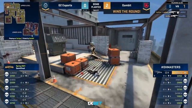 SH1RO НАКАЗЫВАЕТ ИГРОКОВ G2 ЗА ВЫХОД В ФИНАЛ! GAMBIT VS G2 HIGHLIGHTS! ГАМБИТ VS G2! DH MASTERS CSG