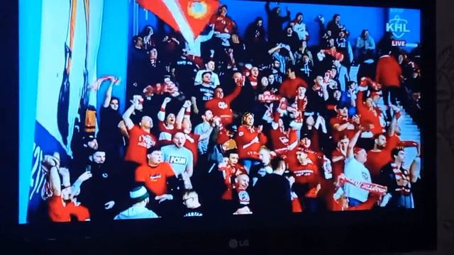 Северсталь -Спартак 1:1.Спартак сравнивает счёт в большинстве!!!