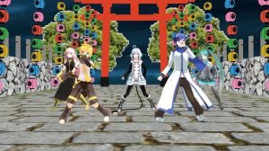 [MMD] At God's Mercy (Kaito Len Piko Luka Miku)