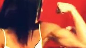 strong girl Layla bicep flex FBB Armwrestling arm workout YouTube