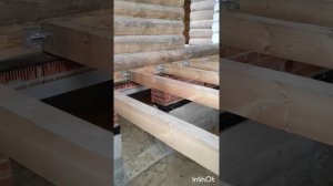 Монтаж половых балок