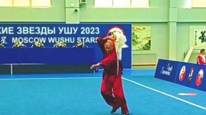Тунбэй Ма на соревнованиях Moscow Wushu Stars 2023.