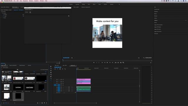 How to create GaryVee style Instagram Videos in Adobe Premiere Pro CC! (Text Captions, Square Size) смотреть онлайн