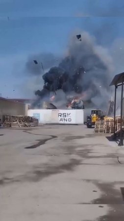 Не успели потушить!