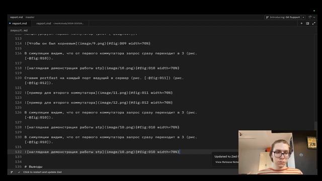 Написание отчета по лабораторной работе №9