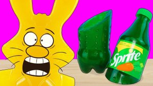 Морковный спрайт и зебра для желейного зайца Харитона