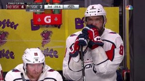 Последние минуты финала Кубка Стэнли-2018, Овечкин нервничает