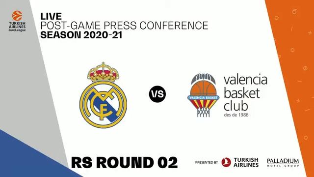 POST GAME PRESS CONFERENCE | REAL MADRID - VALENCIA BASKET смотреть онлайн