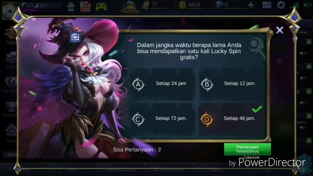 MOBILE LEGEND : QUEST EVENT MLBB смотреть онлайн