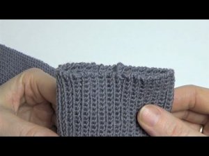 Как закрыть резинку 1х1 иглой в круговом вязании. Вязание спицами