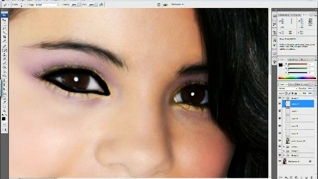 Photoshop - Selena Gomez makeover