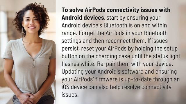How to solve AirPods connectivity issues with Android devices?