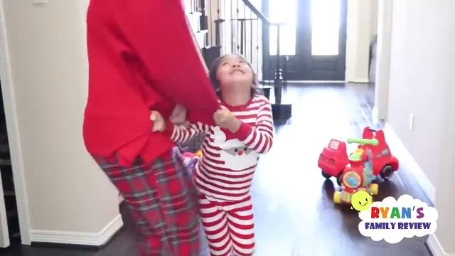 Real Santa Claus Calling Ryan and Family Fun Kids decorating Christmas Tree!!!
