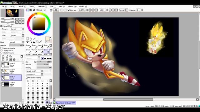 Super Sonic [SpeedPaint] смотреть онлайн