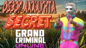 Обзор аккаунта SECRET FUTURAMA Grand criminal online GCO