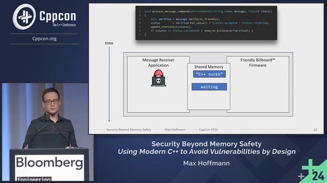 Security Beyond Memory Safety - Using Modern C++ to Avoid Vulnerabilities by Design - Max Hoffmann