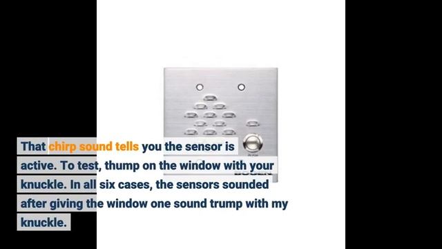 User Review: CATSONIC Premium Window Alarm Device Set - Extra Loud 130dB Alarm & Vibration Sens... смотреть онлайн