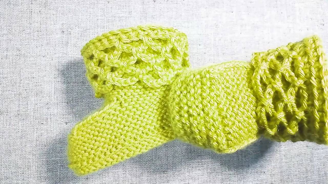 Вяжем вместе детские пинетки-сапожки смотреть онлайн