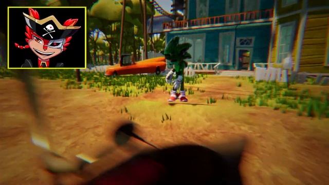 HELLO AGAIN ZOMBIE SONIC  Hello Neighbor Mod