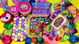 Satisfying video ASMR  Mixing Slime Relaxing slime | unpacking the slime