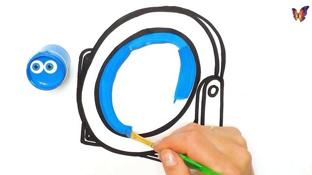 Нарисуем и раскрасим вместе с детьми зеркальце смотреть онлайн