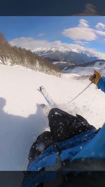 Вот это Телемарк поворот