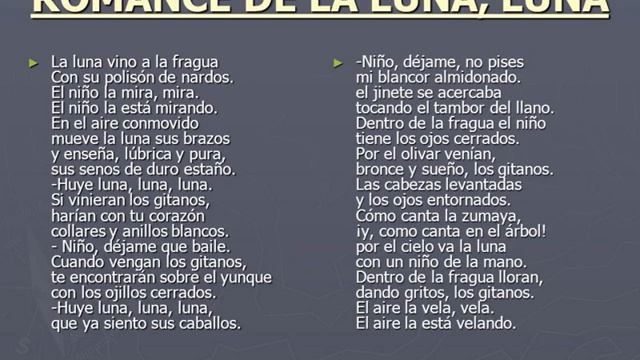 ROMANCE DE LA LUNA, LUNA (F. GARCÍA LORCA) - ELENA DE MADRID смотреть онлайн