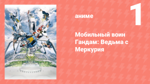 Мобильный воин Гандам: Ведьма с Меркурия 1 сезон 1 серия (аниме-сериал, 2022)
