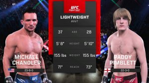 Майкл Чендлер VS Пэдди Пимблет