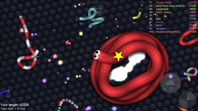 Slither.io 1 Tiny Hacker Snake vs Giant Monster Snake (Epic Slitherio Gameplay) смотреть онлайн