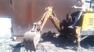 ZL 20 c навесным экскаватором