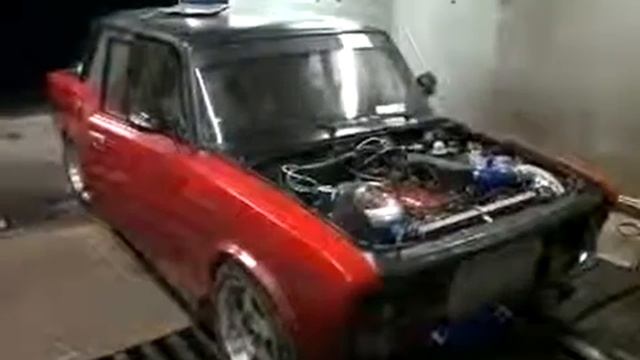 ВАЗ 2106 16v turbo замер мощности 520 л с смотреть онлайн