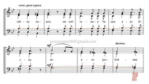 ВЕЧЕРИ ТВОЕЯ✨муз. А.Ф.ЛЬВОВА, перел. В.КОВАЛЬДЖИ  - Теноровая партия