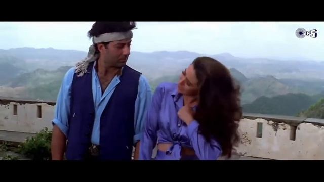 tu Dharti pe chaye jaha bhi || jeet film ka gana|| alka yagnik kumar sanu смотреть онлайн