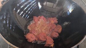 Вырезка в медово-винном соусе в казане