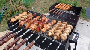 ВЛОГ : МНЕ 40 ЛЕТ / ШАШЛЫКИ НА НОВОМ МАНГАЛЕ